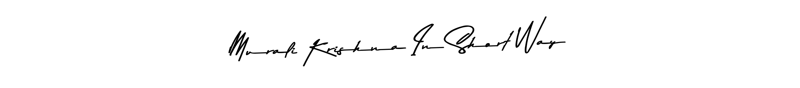 Make a beautiful signature design for name Murali Krishna In Short Way. Use this online signature maker to create a handwritten signature for free. Murali Krishna In Short Way signature style 9 images and pictures png