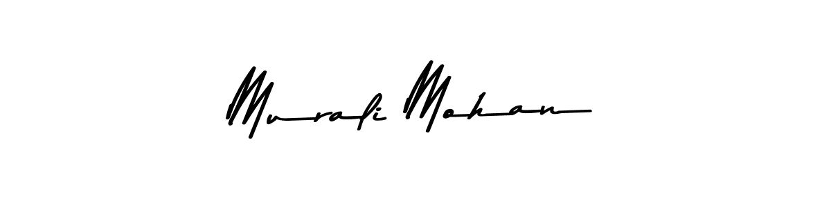 Use a signature maker to create a handwritten signature online. With this signature software, you can design (Asem Kandis PERSONAL USE) your own signature for name Murali Mohan. Murali Mohan signature style 9 images and pictures png