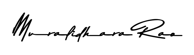 Download transparent PNG signature for name Muralidhara Rao styled with Asem Kandis PERSONAL USE font. Ready to paste directly into PDF and Word agreements. Muralidhara Rao signature style 9 images and pictures png