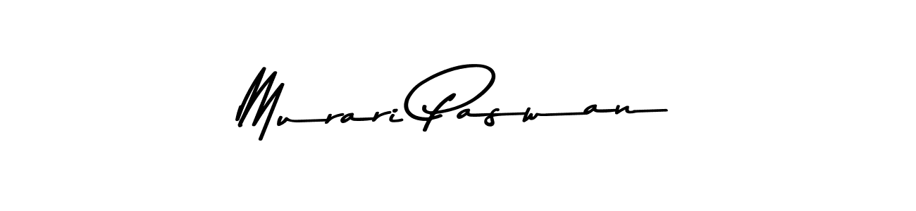 How to make Murari Paswan name signature. Use Asem Kandis PERSONAL USE style for creating short signs online. This is the latest handwritten sign. Murari Paswan signature style 9 images and pictures png