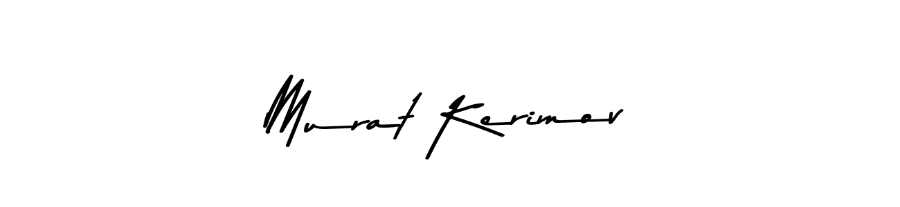 How to make Murat Kerimov name signature. Use Asem Kandis PERSONAL USE style for creating short signs online. This is the latest handwritten sign. Murat Kerimov signature style 9 images and pictures png