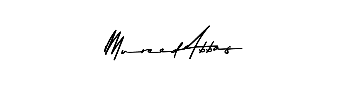 Mureed Abbas stylish signature style. Best Handwritten Sign (Asem Kandis PERSONAL USE) for my name. Handwritten Signature Collection Ideas for my name Mureed Abbas. Mureed Abbas signature style 9 images and pictures png