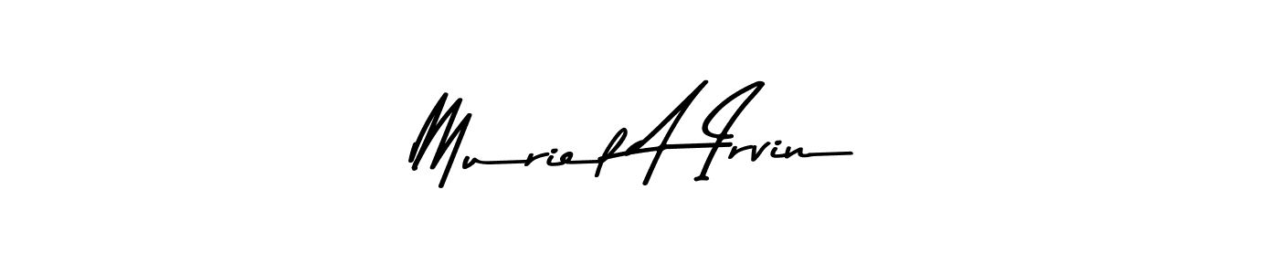 How to make Muriel A Irvin signature? Asem Kandis PERSONAL USE is a professional autograph style. Create handwritten signature for Muriel A Irvin name. Muriel A Irvin signature style 9 images and pictures png