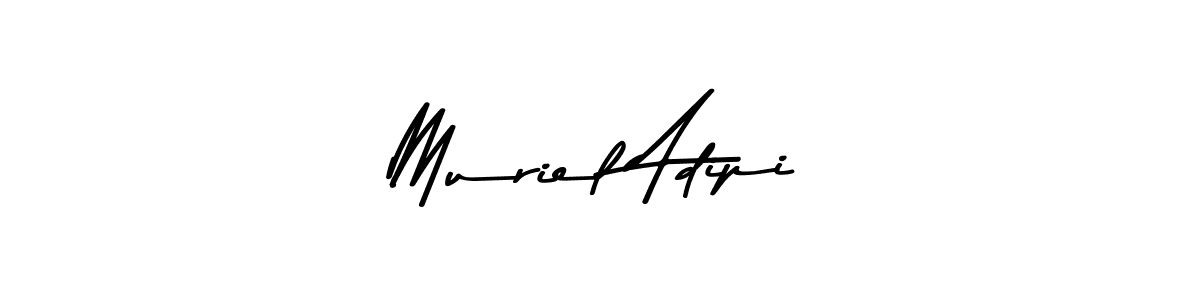 You can use this online signature creator to create a handwritten signature for the name Muriel Adipi. This is the best online autograph maker. Muriel Adipi signature style 9 images and pictures png