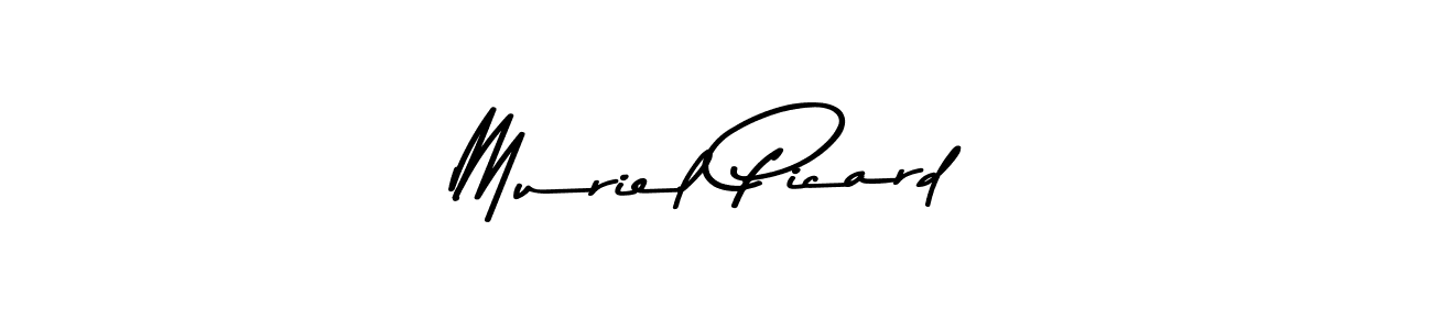 Make a beautiful signature design for name Muriel Picard. With this signature (Asem Kandis PERSONAL USE) style, you can create a handwritten signature for free. Muriel Picard signature style 9 images and pictures png