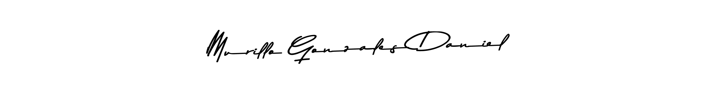 Also You can easily find your signature by using the search form. We will create Murillo Gonzales Daniel name handwritten signature images for you free of cost using Asem Kandis PERSONAL USE sign style. Murillo Gonzales Daniel signature style 9 images and pictures png
