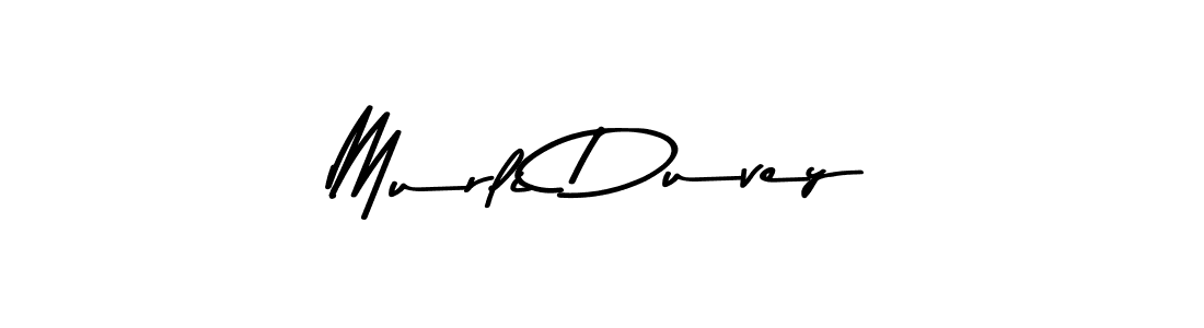 How to make Murli Duvey signature? Asem Kandis PERSONAL USE is a professional autograph style. Create handwritten signature for Murli Duvey name. Murli Duvey signature style 9 images and pictures png