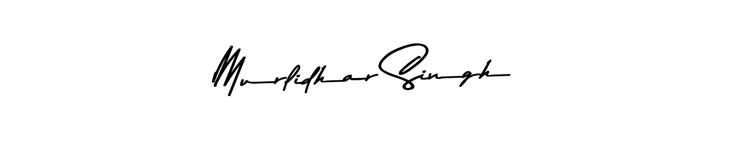 This is the best signature style for the Murlidhar Singh name. Also you like these signature font (Asem Kandis PERSONAL USE). Mix name signature. Murlidhar Singh signature style 9 images and pictures png