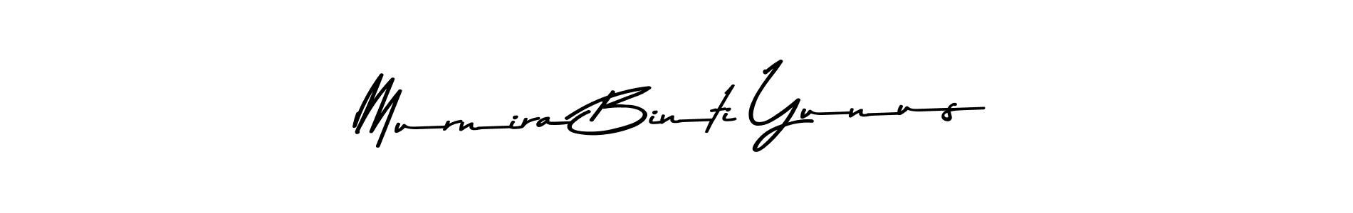 Create a beautiful signature design for name Murnira Binti Yunus. With this signature (Asem Kandis PERSONAL USE) fonts, you can make a handwritten signature for free. Murnira Binti Yunus signature style 9 images and pictures png