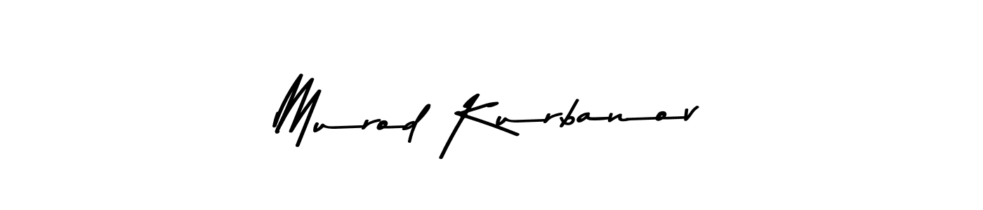 Design your own signature with our free online signature maker. With this signature software, you can create a handwritten (Asem Kandis PERSONAL USE) signature for name Murod Kurbanov. Murod Kurbanov signature style 9 images and pictures png