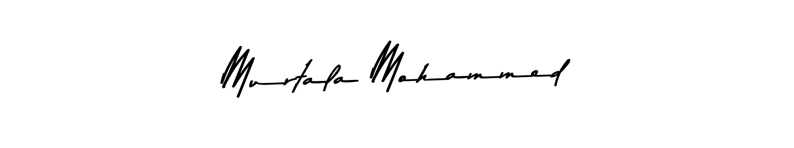 How to make Murtala Mohammed name signature. Use Asem Kandis PERSONAL USE style for creating short signs online. This is the latest handwritten sign. Murtala Mohammed signature style 9 images and pictures png