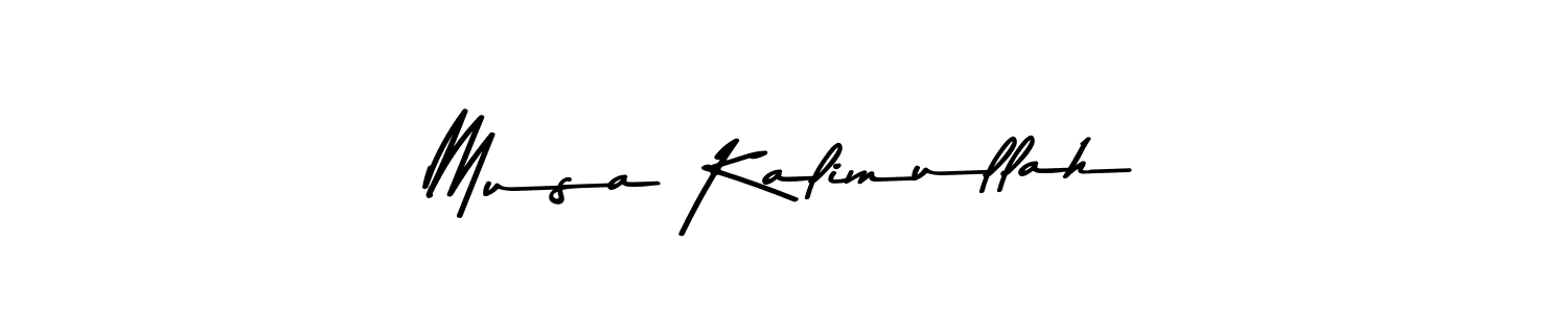 Musa Kalimullah stylish signature style. Best Handwritten Sign (Asem Kandis PERSONAL USE) for my name. Handwritten Signature Collection Ideas for my name Musa Kalimullah. Musa Kalimullah signature style 9 images and pictures png