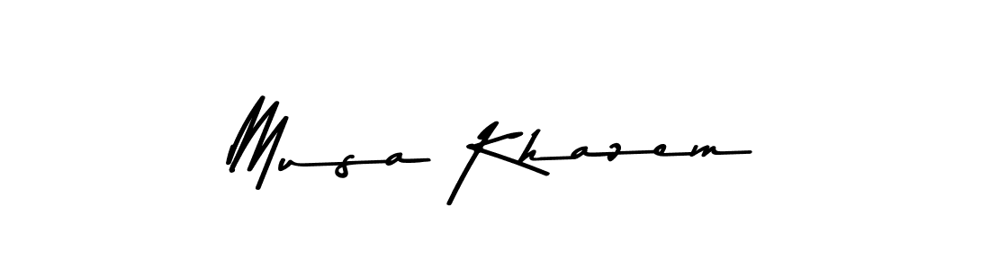 Use a signature maker to create a handwritten signature online. With this signature software, you can design (Asem Kandis PERSONAL USE) your own signature for name Musa Khazem. Musa Khazem signature style 9 images and pictures png