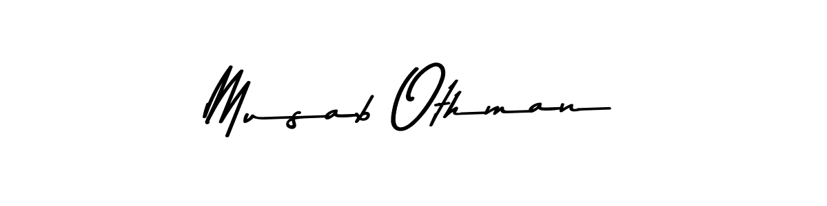 Also You can easily find your signature by using the search form. We will create Musab Othman name handwritten signature images for you free of cost using Asem Kandis PERSONAL USE sign style. Musab Othman signature style 9 images and pictures png