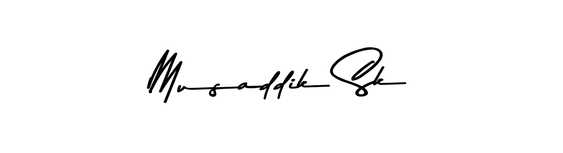 Musaddik Sk stylish signature style. Best Handwritten Sign (Asem Kandis PERSONAL USE) for my name. Handwritten Signature Collection Ideas for my name Musaddik Sk. Musaddik Sk signature style 9 images and pictures png