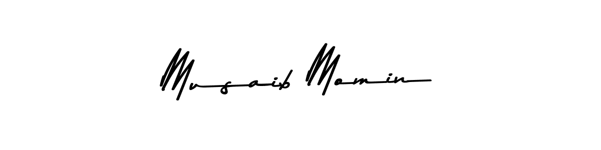 The best way (Asem Kandis PERSONAL USE) to make a short signature is to pick only two or three words in your name. The name Musaib Momin include a total of six letters. For converting this name. Musaib Momin signature style 9 images and pictures png