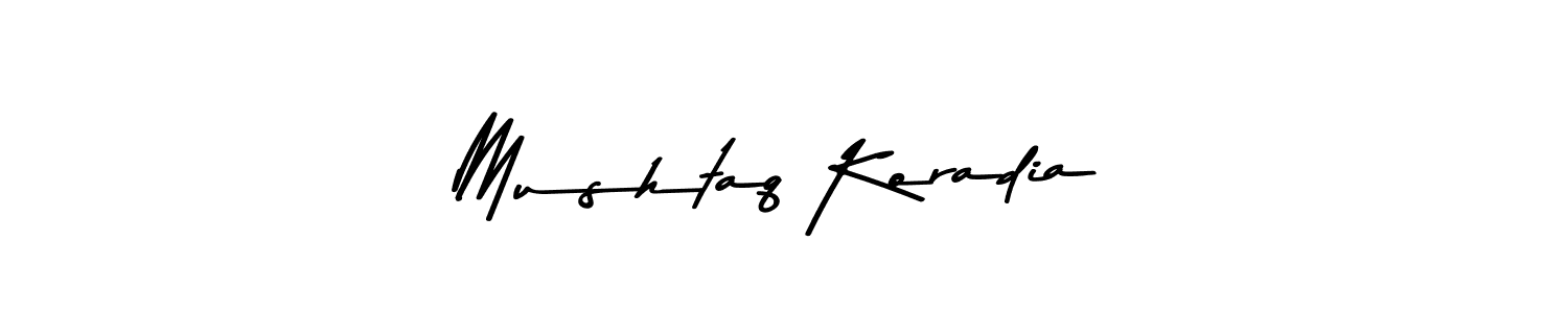 You should practise on your own different ways (Asem Kandis PERSONAL USE) to write your name (Mushtaq Koradia) in signature. don't let someone else do it for you. Mushtaq Koradia signature style 9 images and pictures png