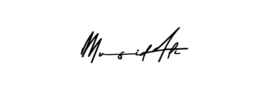 Make a beautiful signature design for name Musid Ali. Use this online signature maker to create a handwritten signature for free. Musid Ali signature style 9 images and pictures png