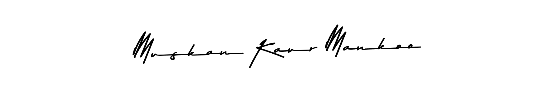 Muskan Kaur Mankoo stylish signature style. Best Handwritten Sign (Asem Kandis PERSONAL USE) for my name. Handwritten Signature Collection Ideas for my name Muskan Kaur Mankoo. Muskan Kaur Mankoo signature style 9 images and pictures png