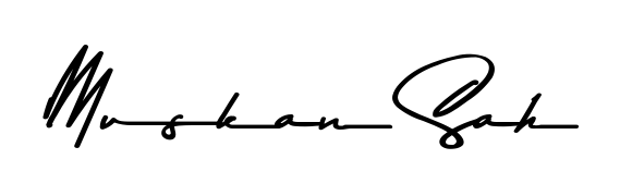 An effortless, minimalist signature concept for Muskan Sah using Asem Kandis PERSONAL USE design. Clean lines that look great on any document. Muskan Sah signature style 9 images and pictures png