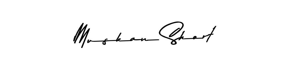 Use a signature maker to create a handwritten signature online. With this signature software, you can design (Asem Kandis PERSONAL USE) your own signature for name Muskan Short. Muskan Short signature style 9 images and pictures png