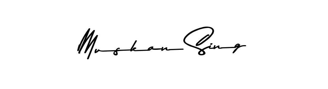 Muskan Sing stylish signature style. Best Handwritten Sign (Asem Kandis PERSONAL USE) for my name. Handwritten Signature Collection Ideas for my name Muskan Sing. Muskan Sing signature style 9 images and pictures png