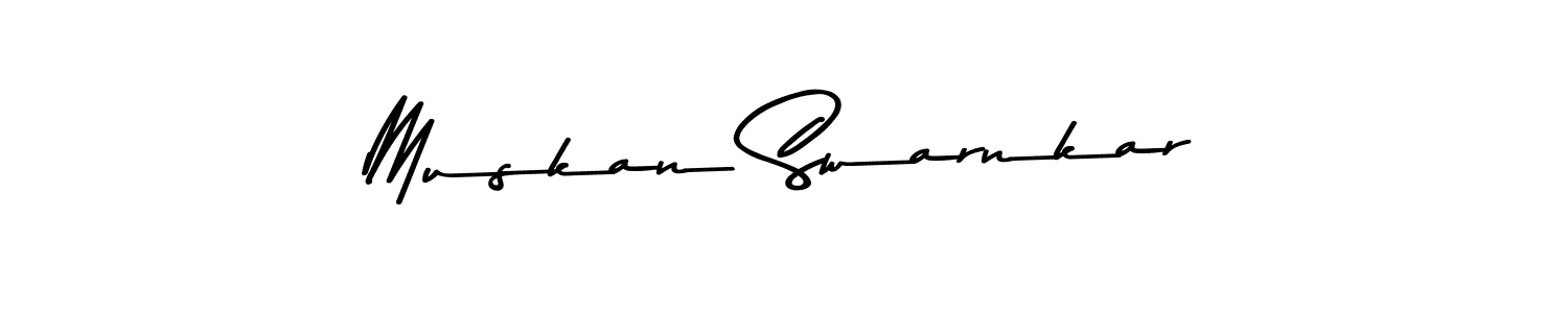 Design your own signature with our free online signature maker. With this signature software, you can create a handwritten (Asem Kandis PERSONAL USE) signature for name Muskan Swarnkar. Muskan Swarnkar signature style 9 images and pictures png