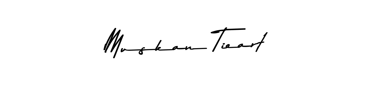 Muskan Tieart stylish signature style. Best Handwritten Sign (Asem Kandis PERSONAL USE) for my name. Handwritten Signature Collection Ideas for my name Muskan Tieart. Muskan Tieart signature style 9 images and pictures png