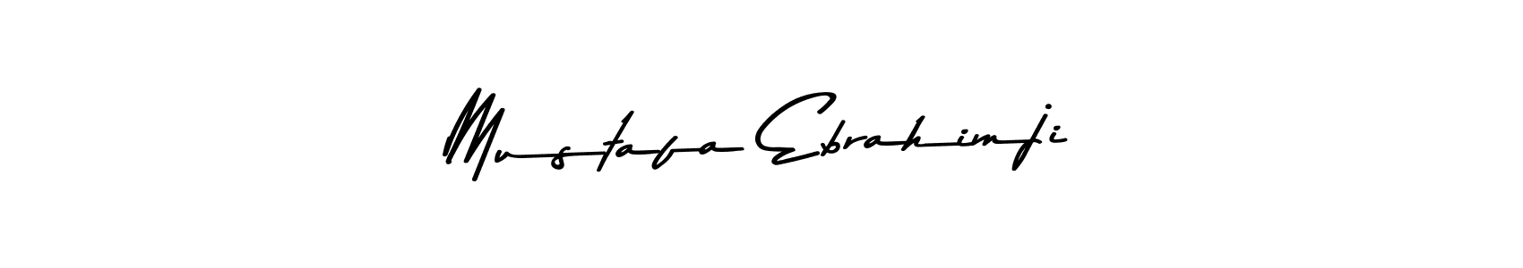 Create a beautiful signature design for name Mustafa Ebrahimji. With this signature (Asem Kandis PERSONAL USE) fonts, you can make a handwritten signature for free. Mustafa Ebrahimji signature style 9 images and pictures png