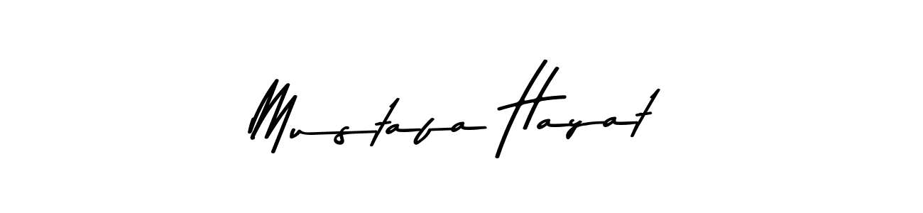 Make a beautiful signature design for name Mustafa Hayat. With this signature (Asem Kandis PERSONAL USE) style, you can create a handwritten signature for free. Mustafa Hayat signature style 9 images and pictures png