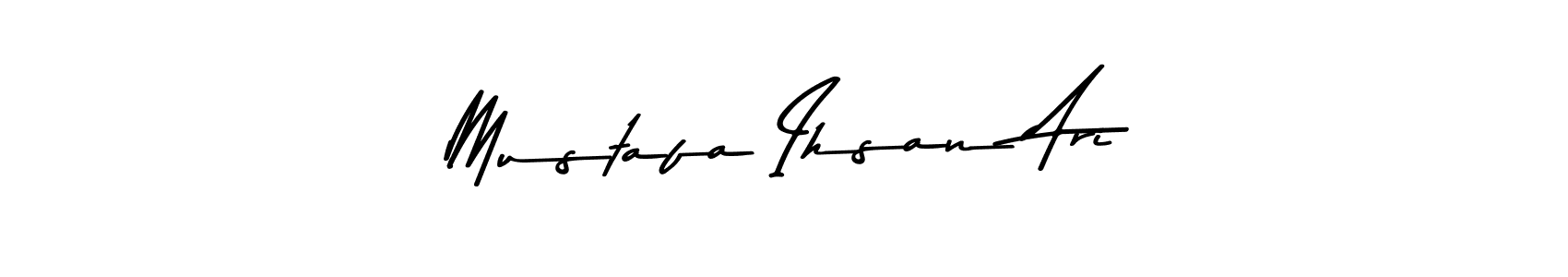 Use a signature maker to create a handwritten signature online. With this signature software, you can design (Asem Kandis PERSONAL USE) your own signature for name Mustafa Ihsan Ari. Mustafa Ihsan Ari signature style 9 images and pictures png