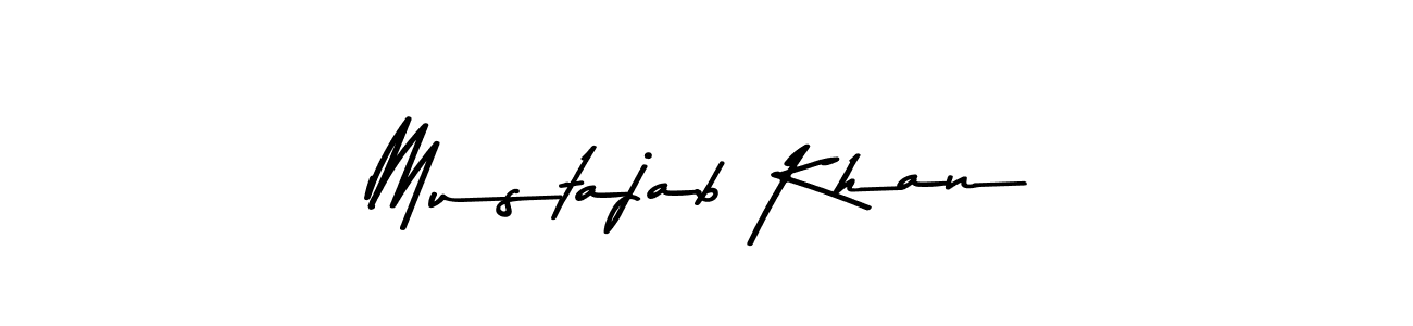 How to make Mustajab Khan signature? Asem Kandis PERSONAL USE is a professional autograph style. Create handwritten signature for Mustajab Khan name. Mustajab Khan signature style 9 images and pictures png