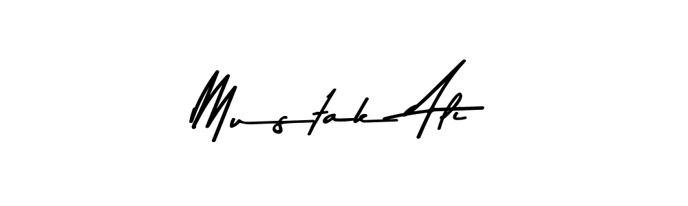 Design your own signature with our free online signature maker. With this signature software, you can create a handwritten (Asem Kandis PERSONAL USE) signature for name Mustak Ali. Mustak Ali signature style 9 images and pictures png