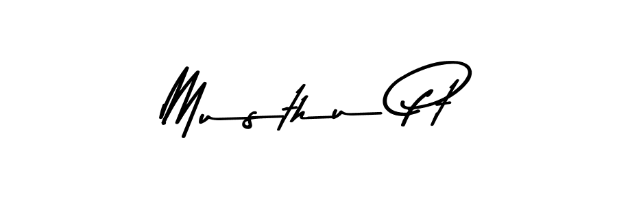 Use a signature maker to create a handwritten signature online. With this signature software, you can design (Asem Kandis PERSONAL USE) your own signature for name Musthu Pt. Musthu Pt signature style 9 images and pictures png