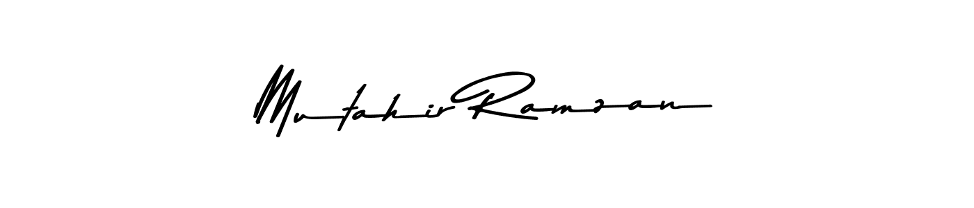 Asem Kandis PERSONAL USE is a professional signature style that is perfect for those who want to add a touch of class to their signature. It is also a great choice for those who want to make their signature more unique. Get Mutahir Ramzan name to fancy signature for free. Mutahir Ramzan signature style 9 images and pictures png