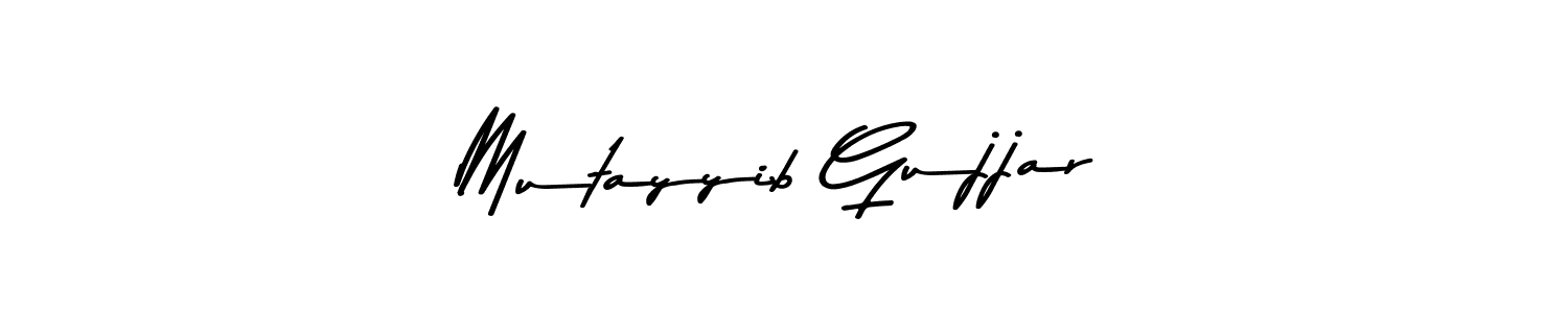 Mutayyib Gujjar stylish signature style. Best Handwritten Sign (Asem Kandis PERSONAL USE) for my name. Handwritten Signature Collection Ideas for my name Mutayyib Gujjar. Mutayyib Gujjar signature style 9 images and pictures png