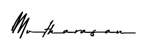 Style your name Mutharasan with confidence using Asem Kandis PERSONAL USE signature design. Simple, elegant, and ready for immediate document use. Mutharasan signature style 9 images and pictures png