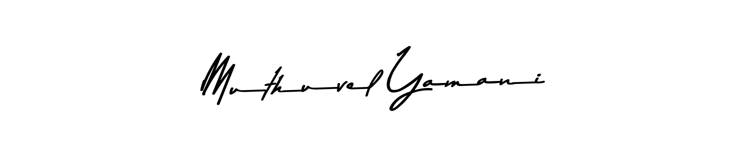 Asem Kandis PERSONAL USE is a professional signature style that is perfect for those who want to add a touch of class to their signature. It is also a great choice for those who want to make their signature more unique. Get Muthuvel Yamani name to fancy signature for free. Muthuvel Yamani signature style 9 images and pictures png