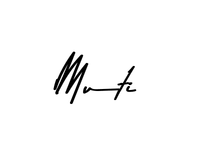 Use a signature maker to create a handwritten signature online. With this signature software, you can design (Asem Kandis PERSONAL USE) your own signature for name Muti. Muti signature style 9 images and pictures png