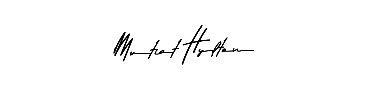 Use a signature maker to create a handwritten signature online. With this signature software, you can design (Asem Kandis PERSONAL USE) your own signature for name Mutiat Hylton. Mutiat Hylton signature style 9 images and pictures png