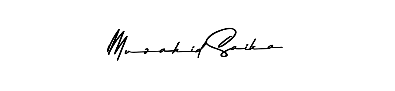 You can use this online signature creator to create a handwritten signature for the name Muzahid Saika. This is the best online autograph maker. Muzahid Saika signature style 9 images and pictures png