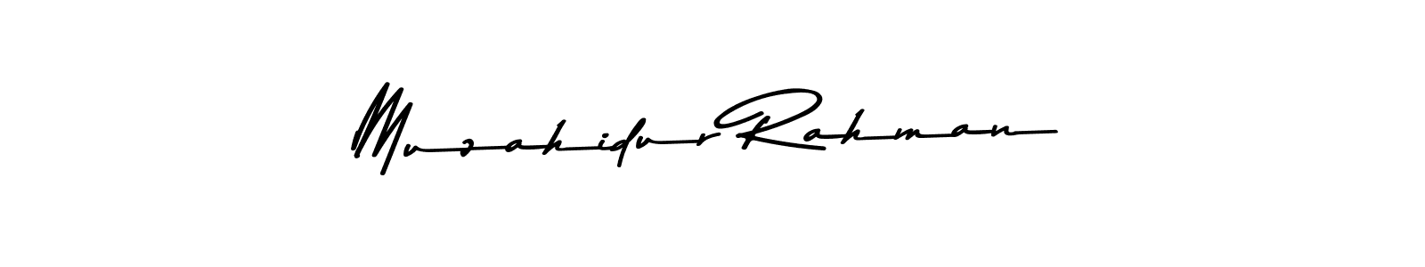 Make a beautiful signature design for name Muzahidur Rahman. With this signature (Asem Kandis PERSONAL USE) style, you can create a handwritten signature for free. Muzahidur Rahman signature style 9 images and pictures png