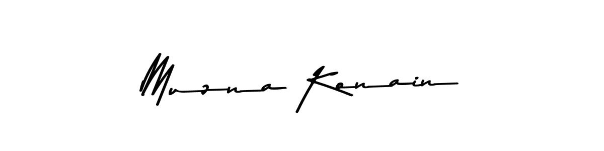 You should practise on your own different ways (Asem Kandis PERSONAL USE) to write your name (Muzna Konain) in signature. don't let someone else do it for you. Muzna Konain signature style 9 images and pictures png