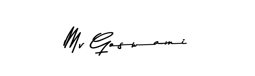 Once you've used our free online signature maker to create your best signature Asem Kandis PERSONAL USE style, it's time to enjoy all of the benefits that Mv Goswami name signing documents. Mv Goswami signature style 9 images and pictures png