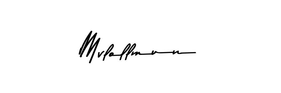Create a beautiful signature design for name Mvlollmun. With this signature (Asem Kandis PERSONAL USE) fonts, you can make a handwritten signature for free. Mvlollmun signature style 9 images and pictures png