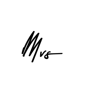 Design your own signature with our free online signature maker. With this signature software, you can create a handwritten (Asem Kandis PERSONAL USE) signature for name Mvs. Mvs signature style 9 images and pictures png