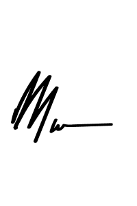 Also we have Mw name is the best signature style. Create professional handwritten signature collection using Asem Kandis PERSONAL USE autograph style. Mw signature style 9 images and pictures png