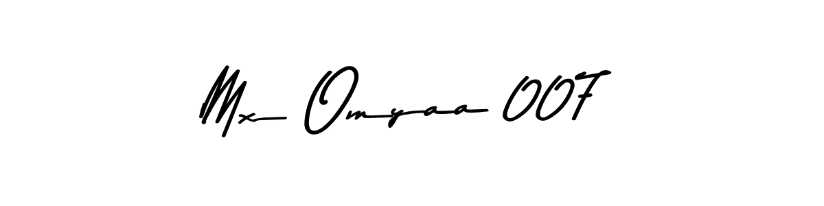 Also we have Mx Omyaa 007 name is the best signature style. Create professional handwritten signature collection using Asem Kandis PERSONAL USE autograph style. Mx Omyaa 007 signature style 9 images and pictures png