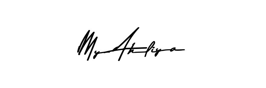 Make a beautiful signature design for name My Ahliya. Use this online signature maker to create a handwritten signature for free. My Ahliya signature style 9 images and pictures png