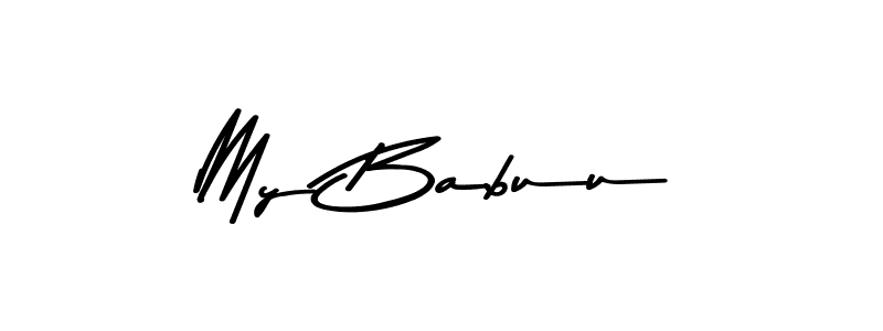 This is the best signature style for the My Babuu name. Also you like these signature font (Asem Kandis PERSONAL USE). Mix name signature. My Babuu signature style 9 images and pictures png